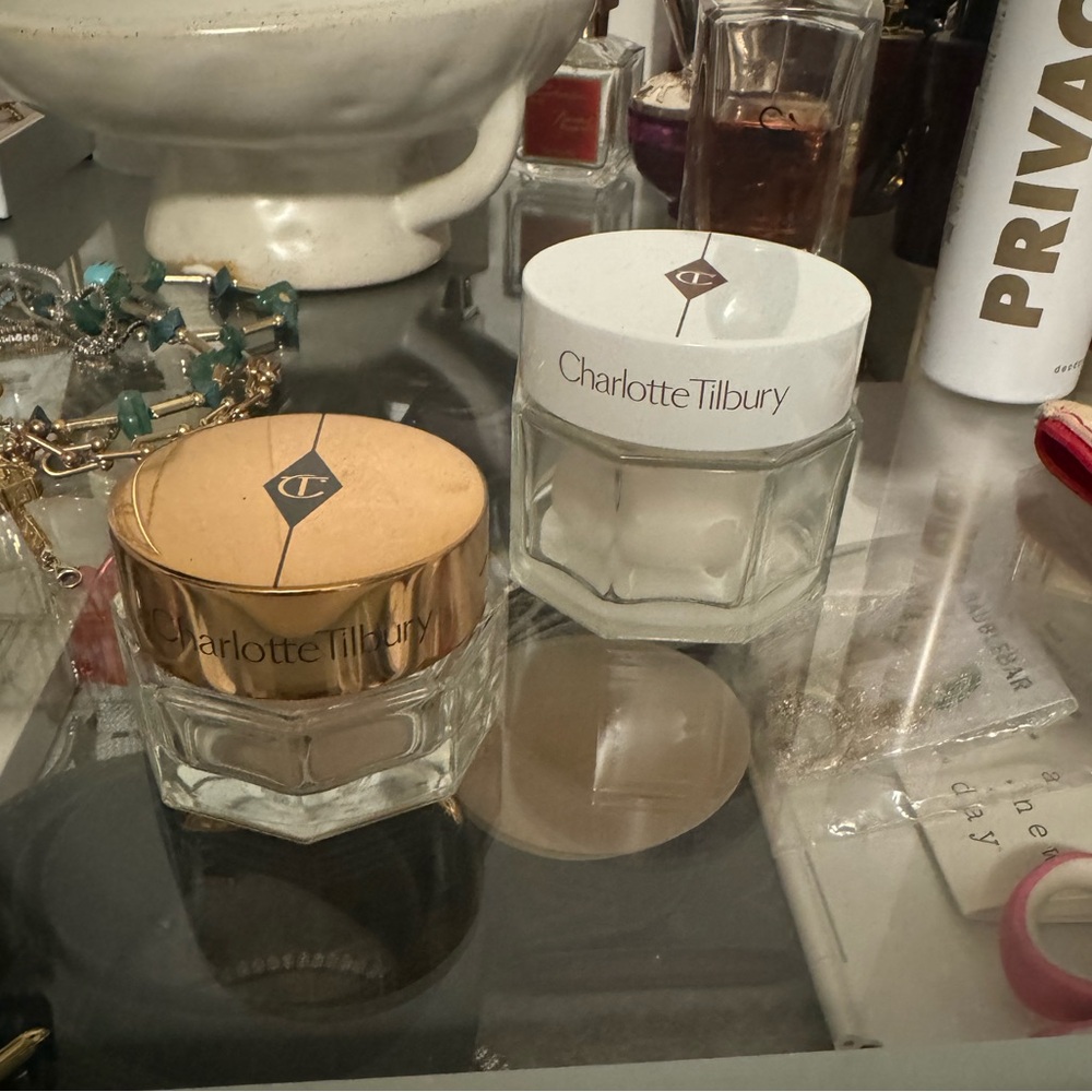 Charlotte Tilbury moisturizer and under eye cream 🥰